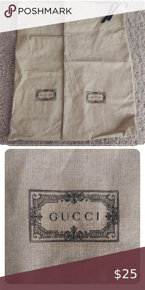 what do gucci dust bags look like|Gucci dust bag for sale.